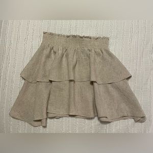 Princess Polly Greta Mini Skirt Beige